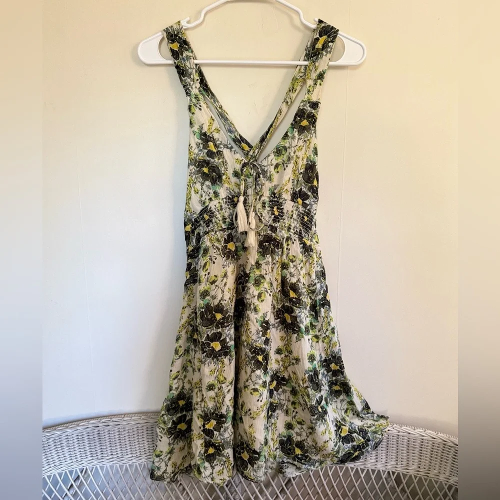 Free People Washed Ashore Floral Sleeveless Dress - Picture 7 of 8